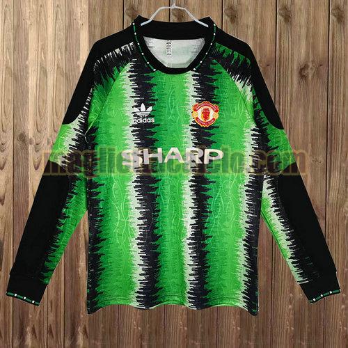 maglia manchester united uomo manica lunga portiere 1990-1991