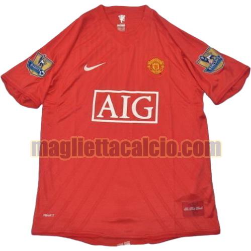 maglia manchester united uomo prima divisa 2007-2008