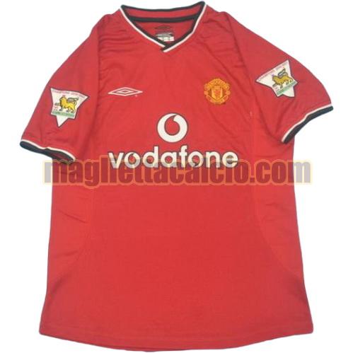 maglia manchester united uomo prima divisa pl 2000-2002