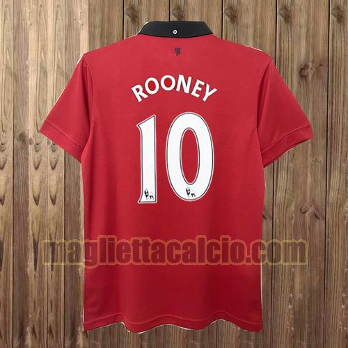 maglia manchester united uomo rooney 10 prima 2013-2014