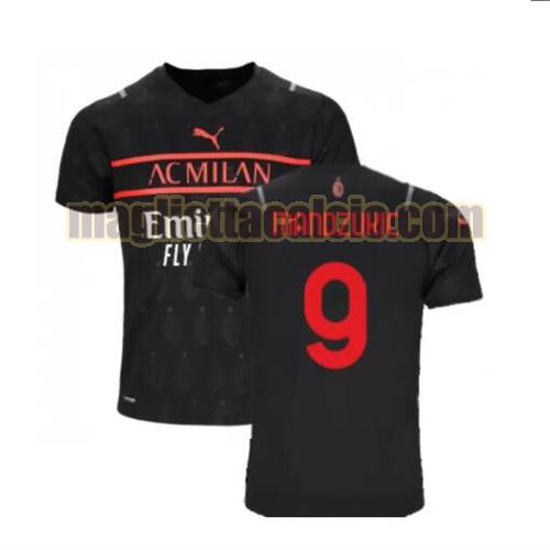 maglia mandzukic 9 ac milan uomo terza 2021-2022