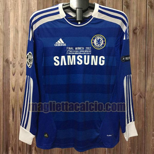 maglia manica lunga chelsea uomo blu prima divisa 2011-2012