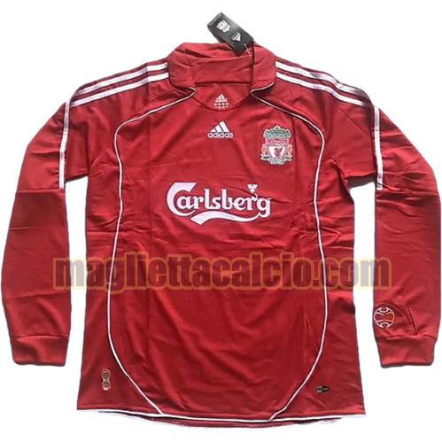 maglia manica lunga liverpool uomo prima divisa 2006-2008