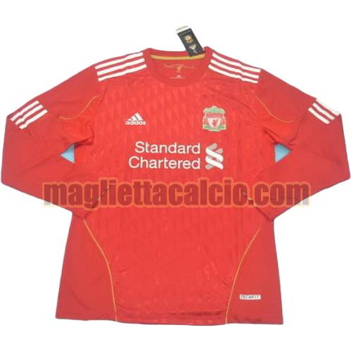 maglia manica lunga liverpool uomo prima divisa 2011-2012