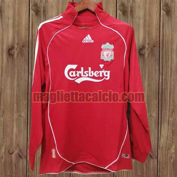 maglia manica lunga liverpool uomo rosso prima 2006-2008