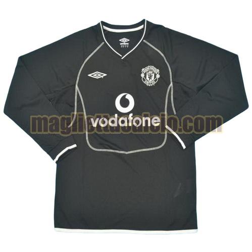 maglia manica lunga manchester united uomo seconda divisa 2000-2002