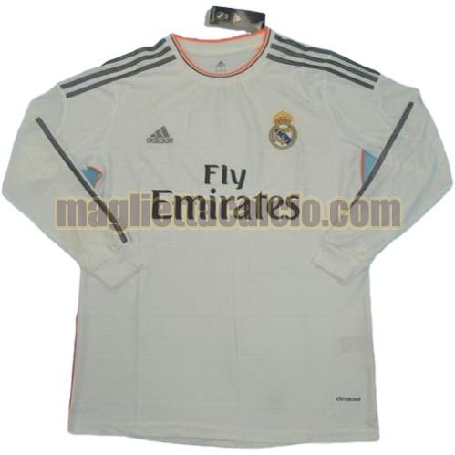 maglia manica lunga real madrid uomo prima divisa 2013-2014