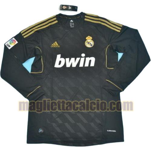 maglia manica lunga real madrid uomo seconda divisa 2011-2012