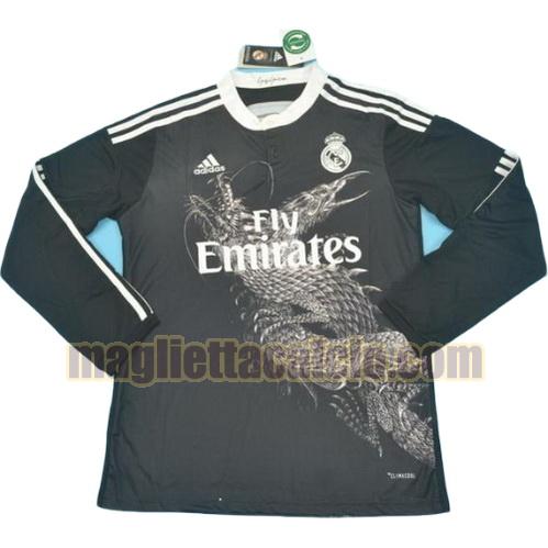 maglia manica lunga real madrid uomo seconda divisa 2014-2015