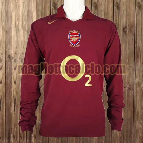 maglia maniche lunghe arsenal uomo prima 2005-2006