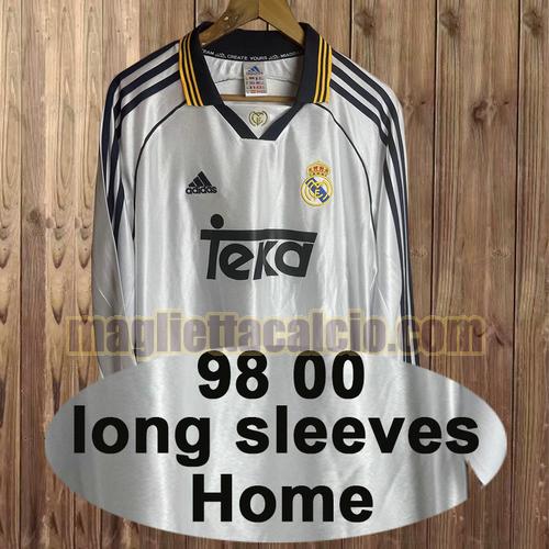 maglia maniche lunghe real madrid uomo prima 2000