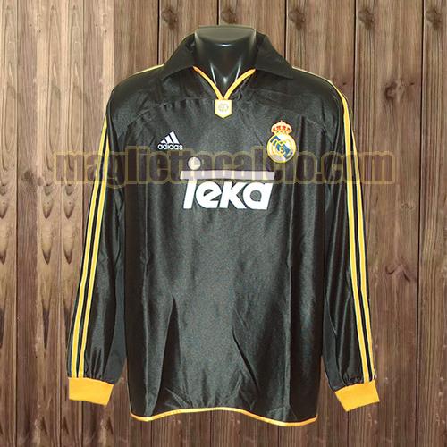 maglia maniche lunghe real madrid uomo seconda 1999-2001