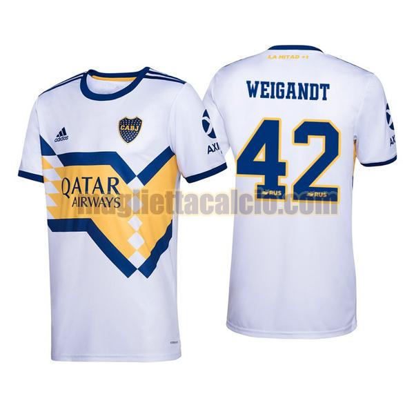 maglia marcelo weigandt 42 boca juniors uomo seconda 2020-2021