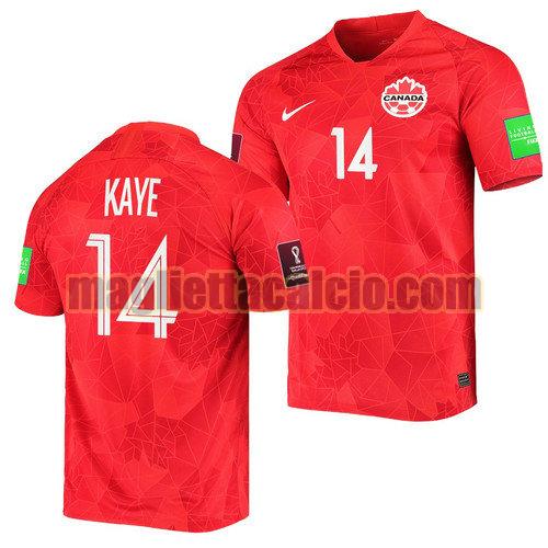 maglia mark anthony kaye 14 canada uomo prima 2022