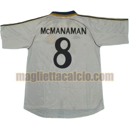 maglia mc manaman 8 real madrid uomo prima divisa 1999-2000