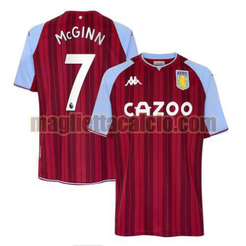 maglia mcginn 7 aston villa uomo prima 2021-2022