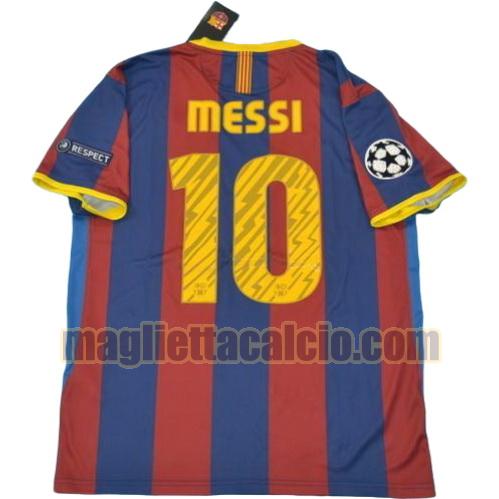 maglia messi 10 barcellona uomo prima divisa ucl 2010-2011