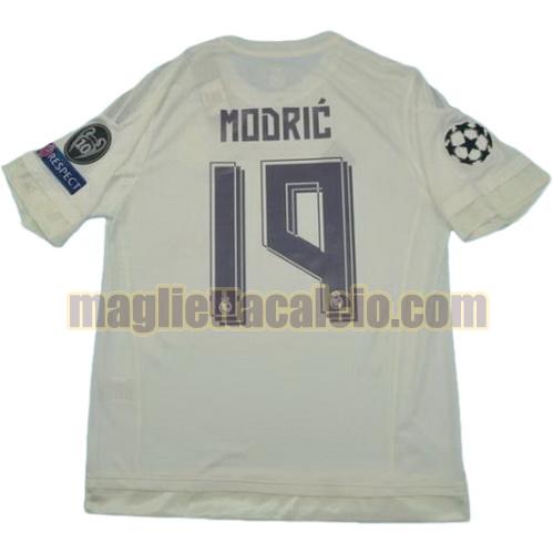 maglia modric 19 real madrid uomo prima divisa 2015-2016