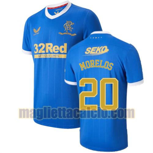 maglia morelos 20 glasgow rangers uomo prima 2021-2022