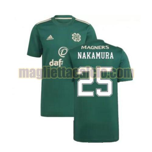 maglia nakamura 25 celtic uomo seconda 2021-2022