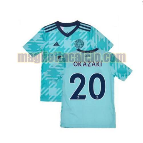 maglia okazaki 20 leicester city uomo seconda 2021-2022