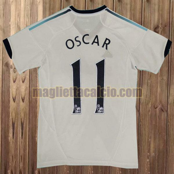 maglia oscar 11 chelsea uomo bianca seconda divisa 2012-2013