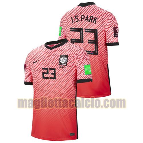 maglia park ji soo 23 corea uomo prima 2021-2022