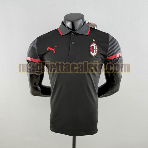 maglia polo nero ac milan uomo 2022-2023