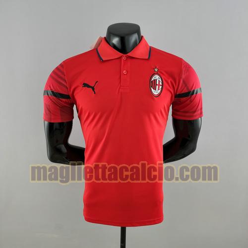 maglia polo rosso ac milan uomo 2022-2023