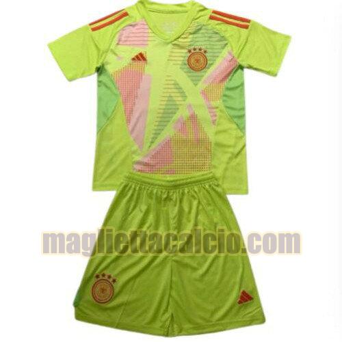 maglia portiere germania bambino giallo 2024-2025