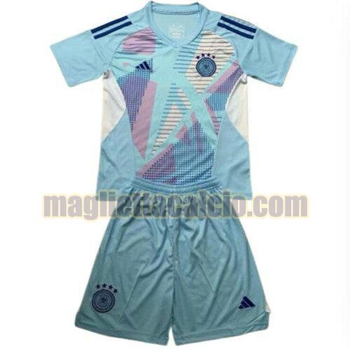 maglia portiere germania bambino lago blu 2024-2025