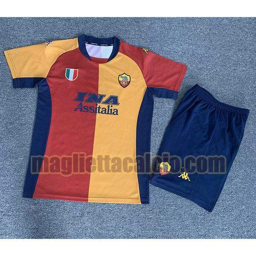 maglia prima as roma bambino 2001 2002