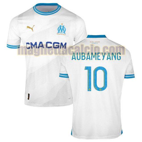 maglia prima aubameyang 10 olympique marsiglia uomo 2023-2024