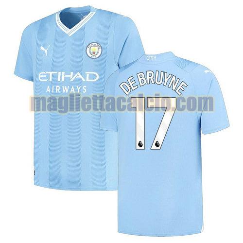 maglia prima de bruyne 17 manchester city uomo 2023-2024