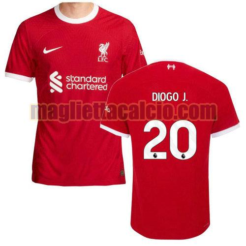 maglia prima diogo j. 20 liverpool uomo 2023-2024