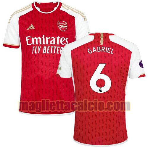 maglia prima gabriel 6 arsenal uomo 2023-2024