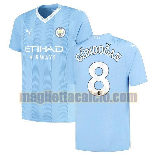 maglia prima gundogan 8 manchester city uomo 2023-2024