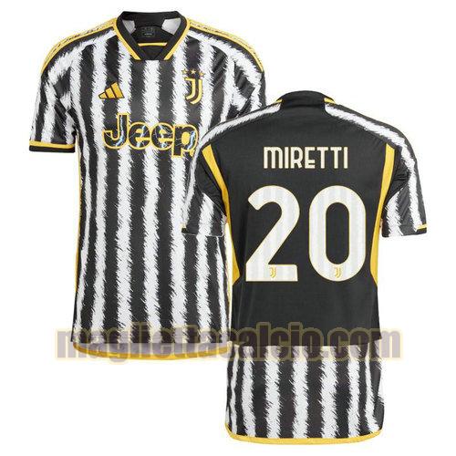 maglia prima miretti 20 juventus uomo 2023-2024