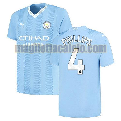 maglia prima phillips 4 manchester city uomo 2023-2024