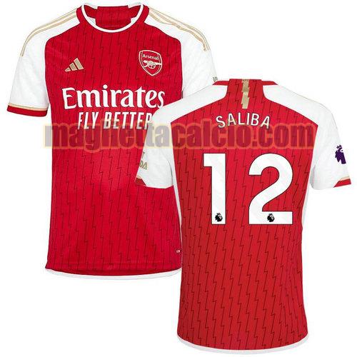 maglia prima saliba 12 arsenal uomo 2023-2024