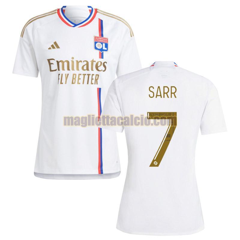 maglia prima sarr 7 olympique lyon uomo 2023-2024