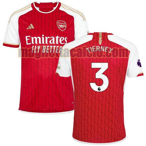 maglia prima tierney 3 arsenal uomo 2023-2024