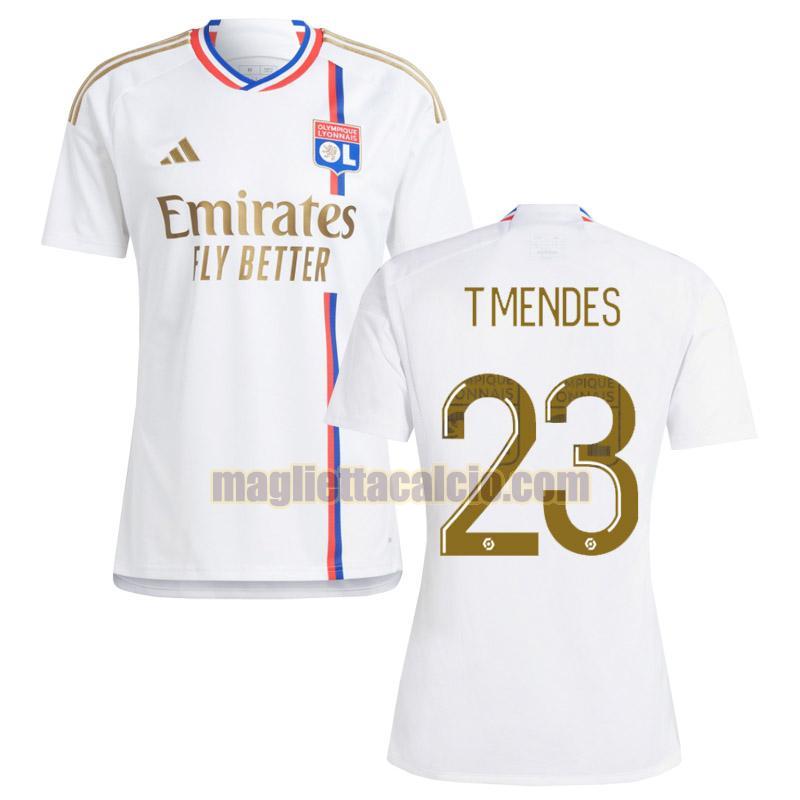 maglia prima tmendes 23 olympique lyon uomo 2023-2024