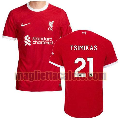 maglia prima tsimikas 21 liverpool uomo 2023-2024