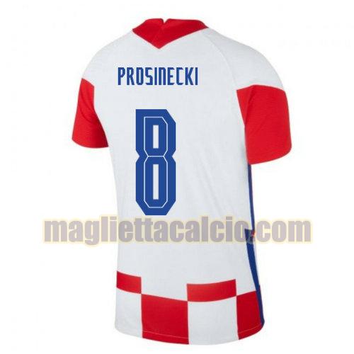 maglia prosinecki 8 croazia uomo prima 2020-2021