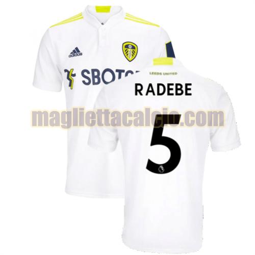 maglia radebe 5 leeds united uomo prima 2021-2022