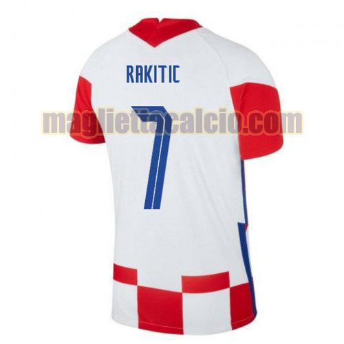 maglia rakitic 7 croazia uomo prima 2020-2021