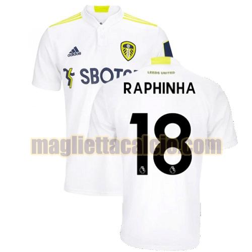 maglia raphinha 18 leeds united uomo prima 2021-2022