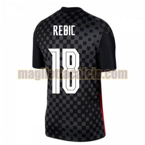 maglia rebic 18 croazia uomo seconda 2020-2021