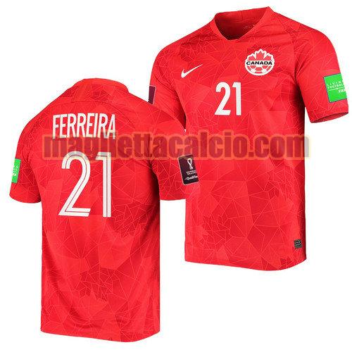 maglia ricardo ferreira 21 canada uomo prima 2022